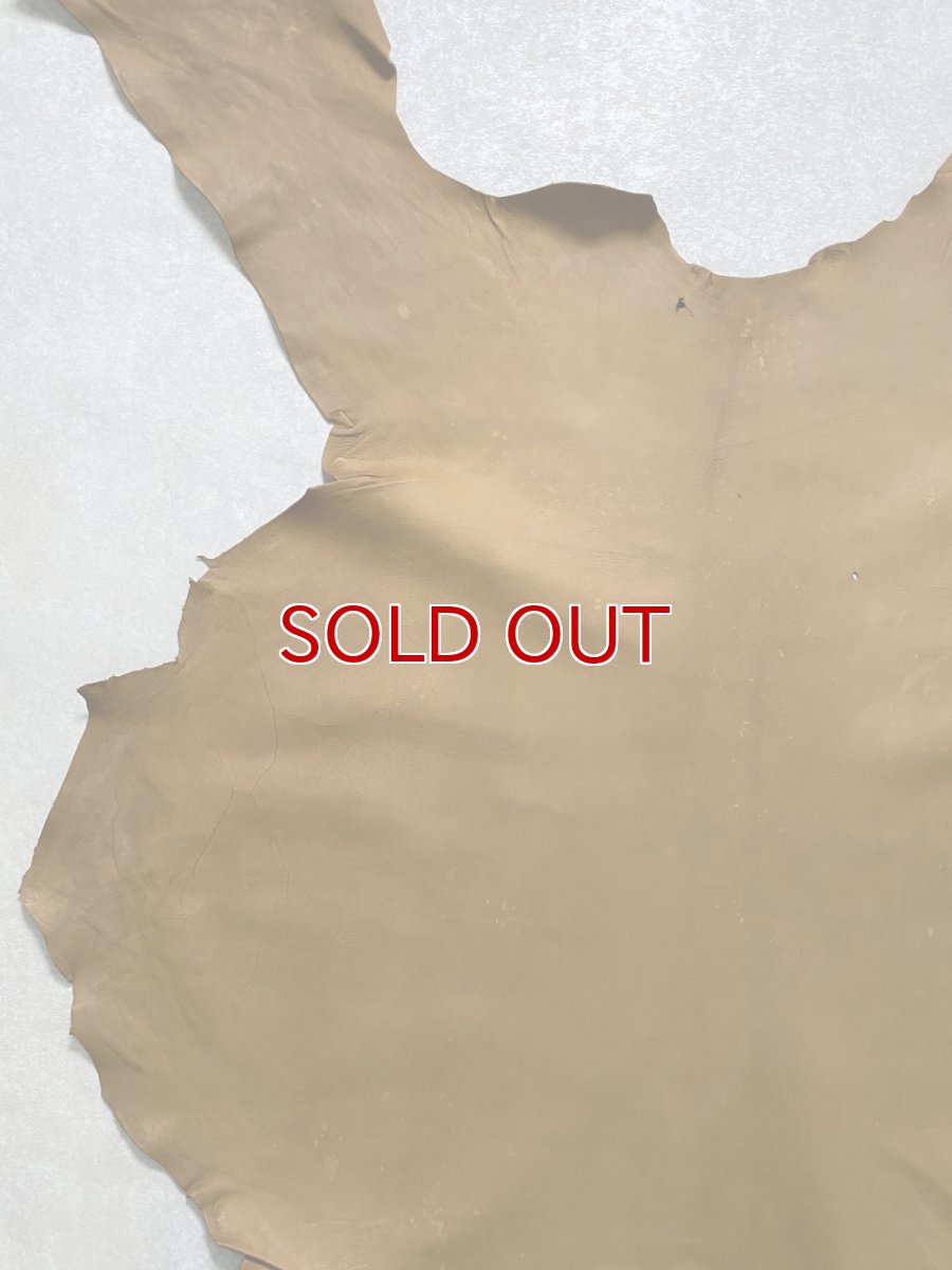 画像5: カンガルー革 キャメル カンガルーレザー (5)