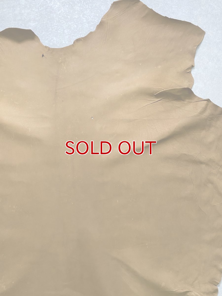 画像6: カンガルー革 キャメル カンガルーレザー (6)