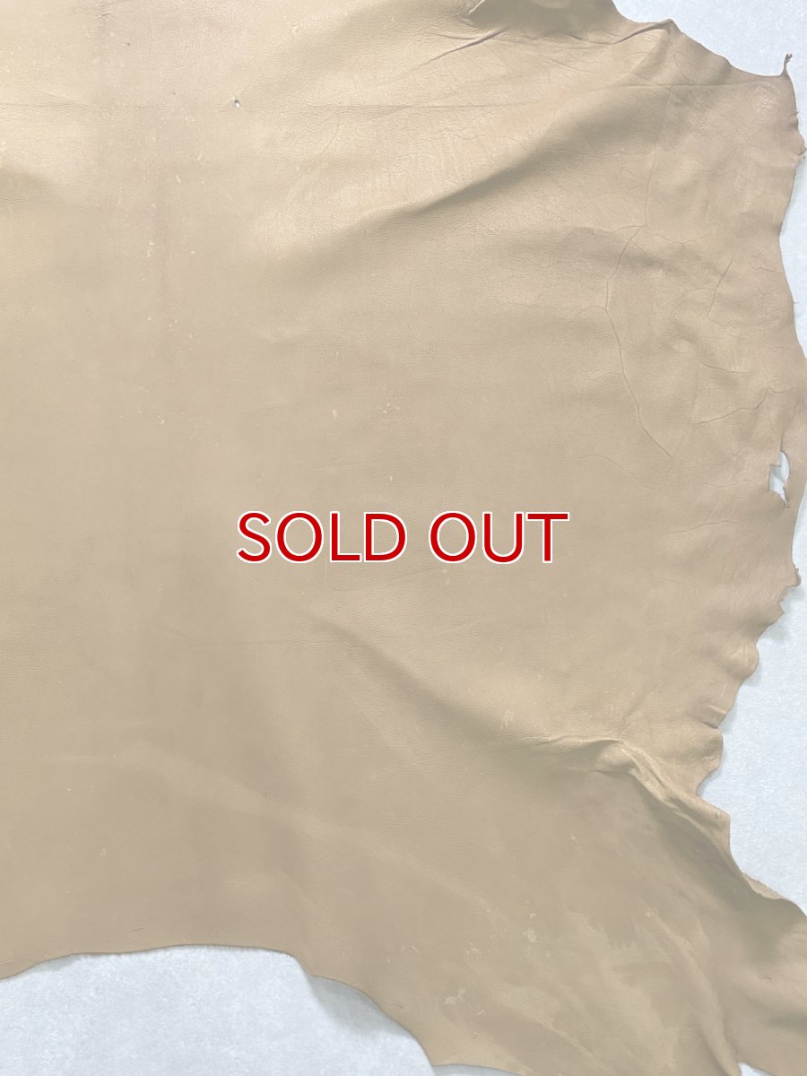 画像8: カンガルー革 キャメル カンガルーレザー (8)