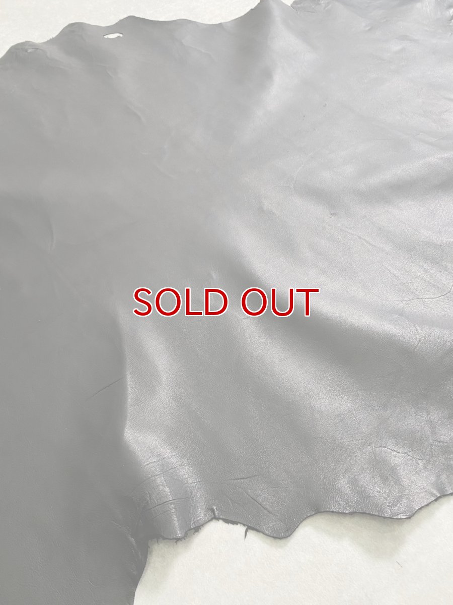 画像2: カンガルー革 ブラック カンガルーレザー (2)