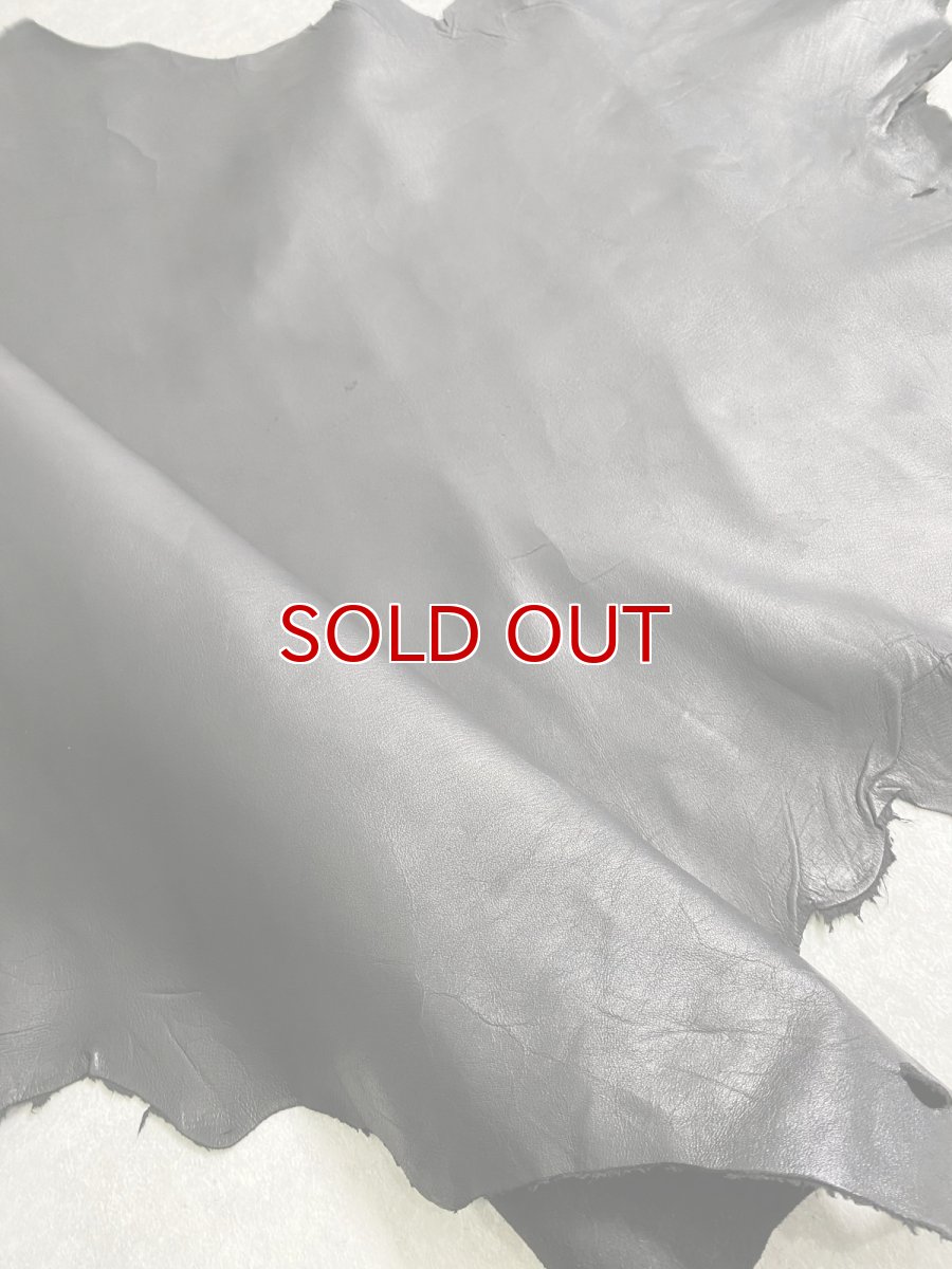 画像9: カンガルー革 ブラック カンガルーレザー (9)