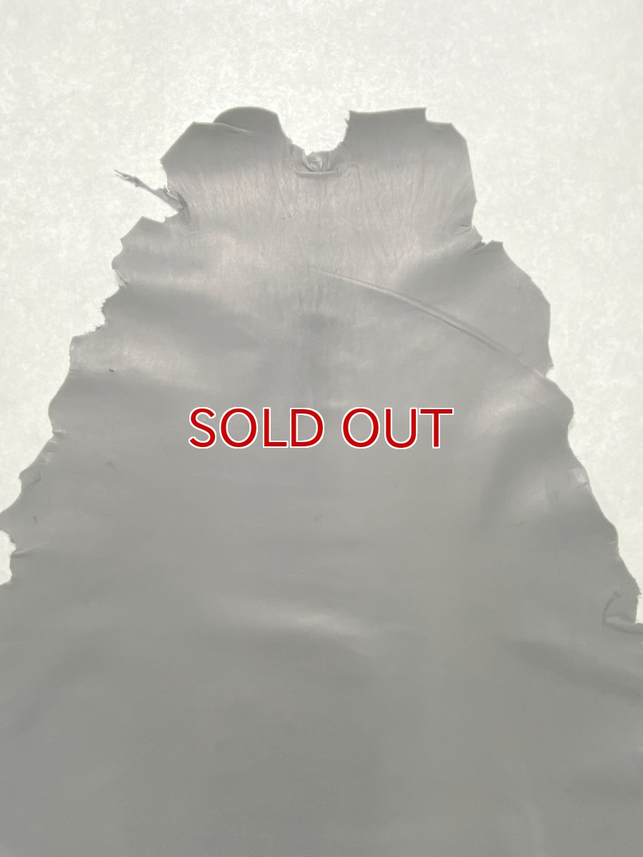 画像4: カンガルー革 ブラック Lot2 カンガルーレザー (4)