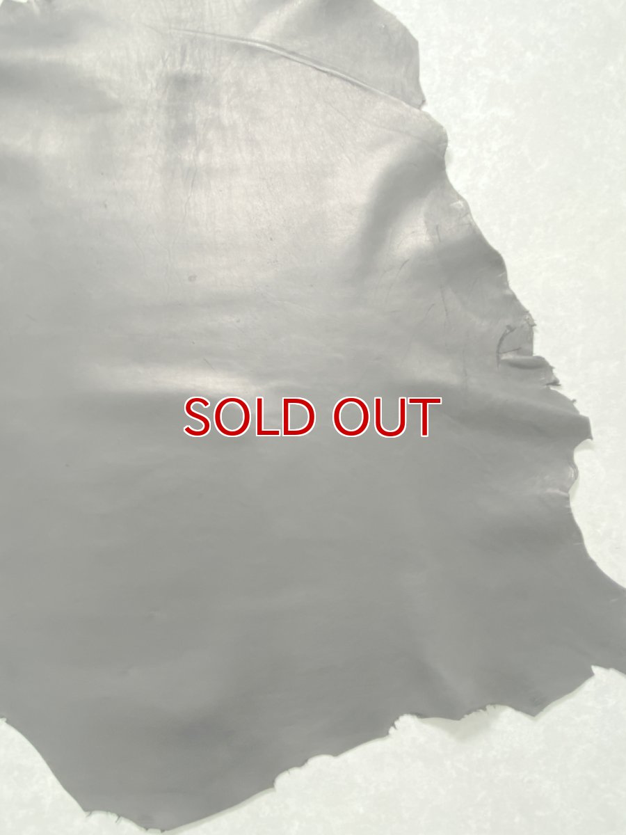 画像7: カンガルー革 ブラック Lot2 カンガルーレザー (7)