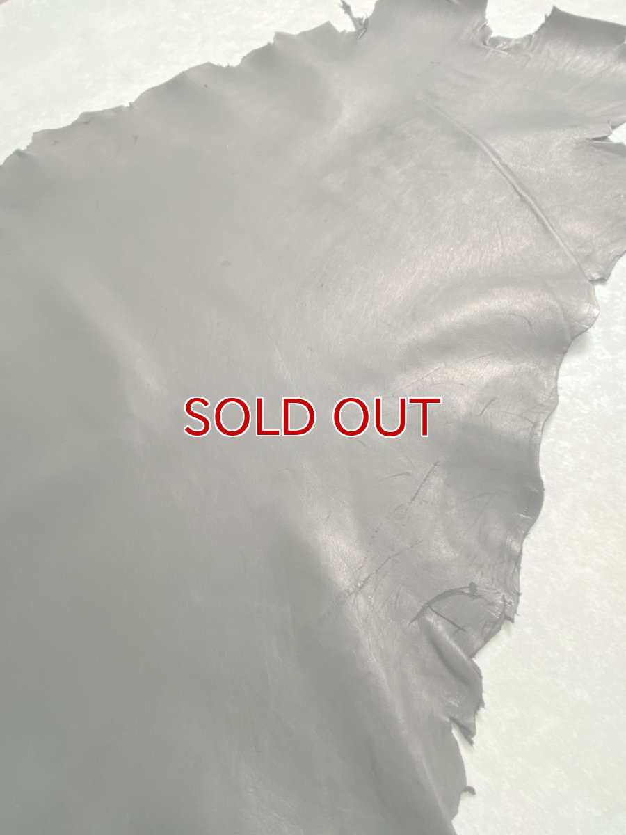 画像3: カンガルー革 ブラック Lot2 カンガルーレザー (3)