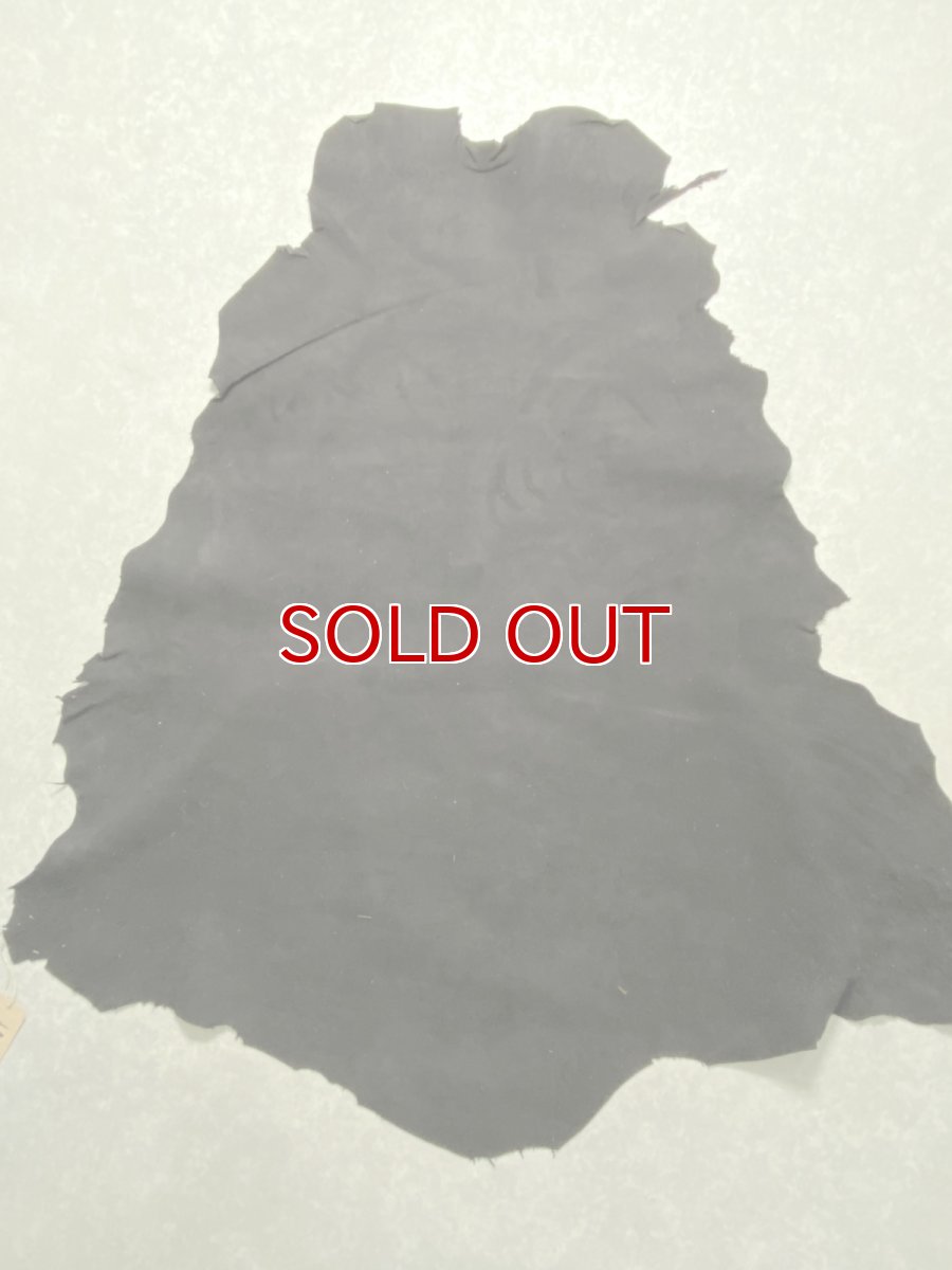 画像8: カンガルー革 ブラック Lot2 カンガルーレザー (8)