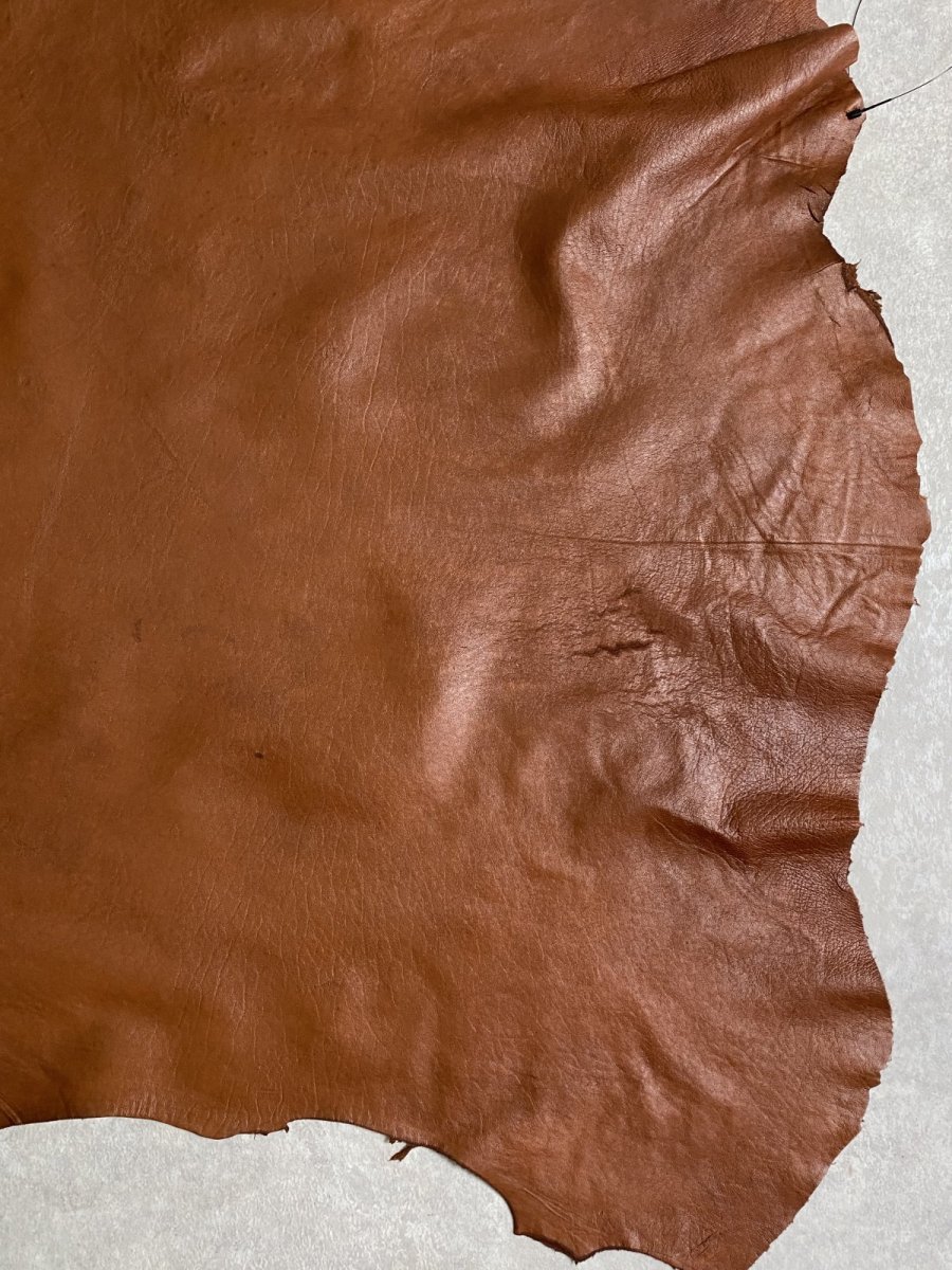 画像6: ラム 羊革 ブラウン (6)