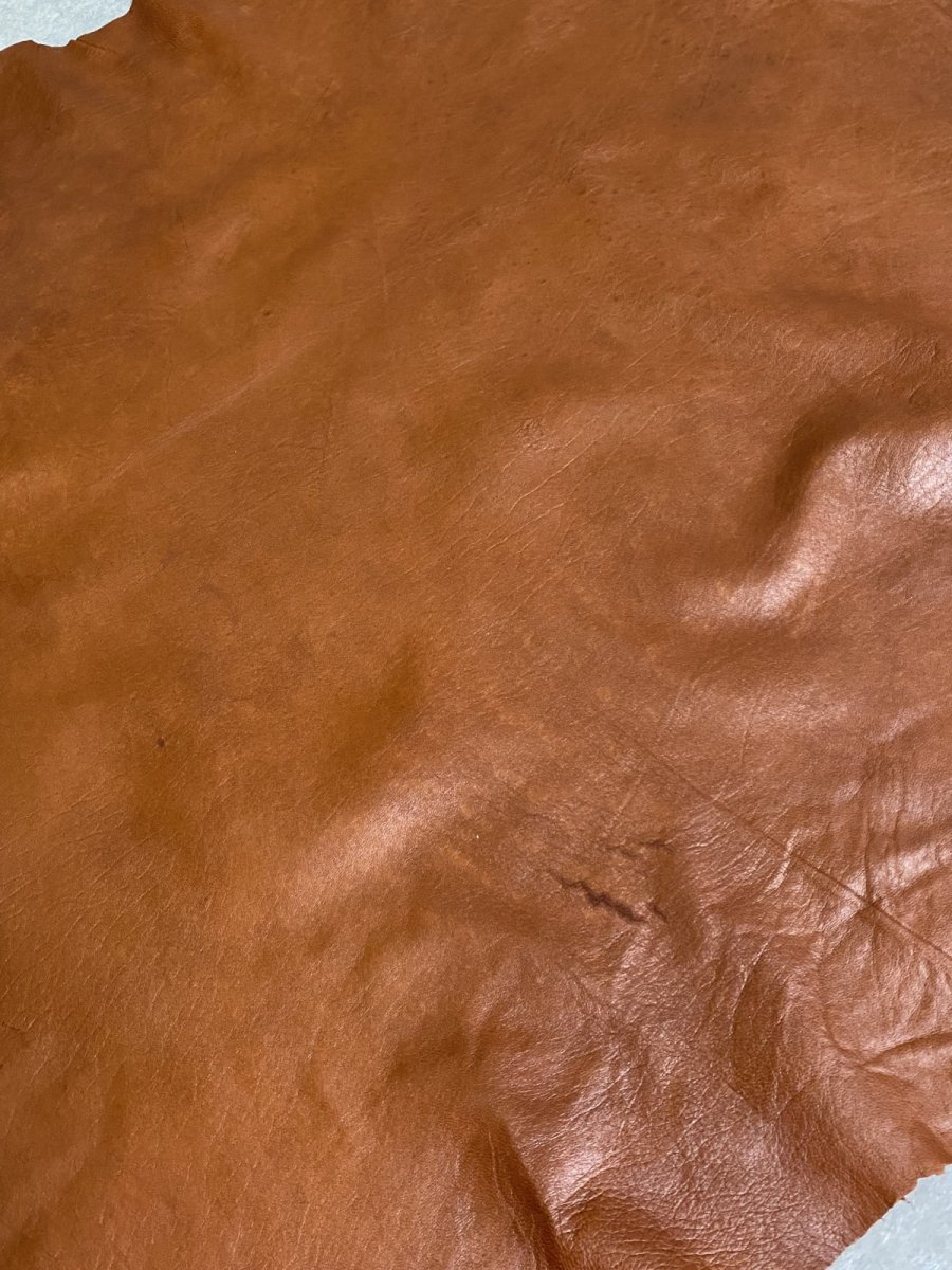 画像2: ラム 羊革 ブラウン (2)