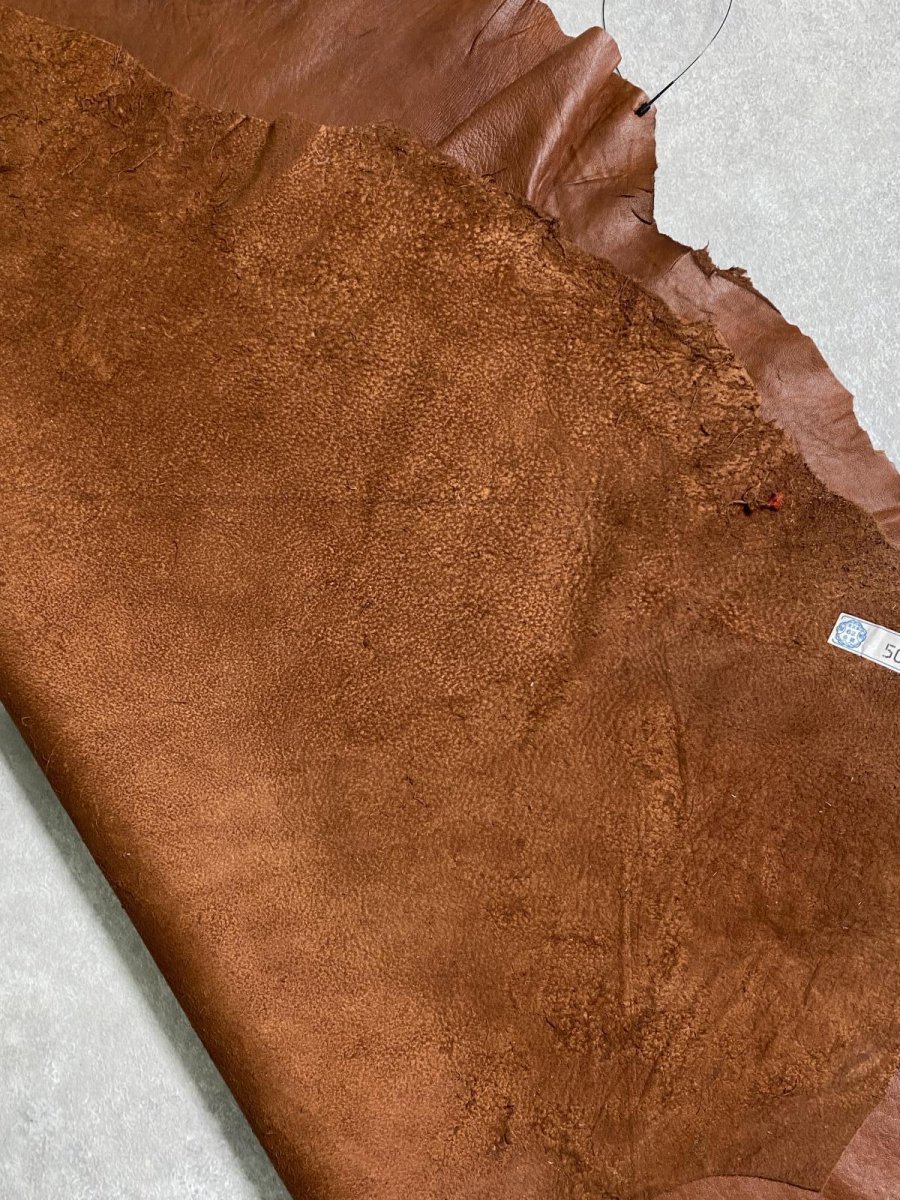 画像7: ラム 羊革 ブラウン (7)