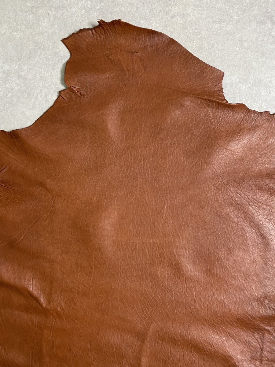 画像5: ラム 羊革 ブラウン (5)
