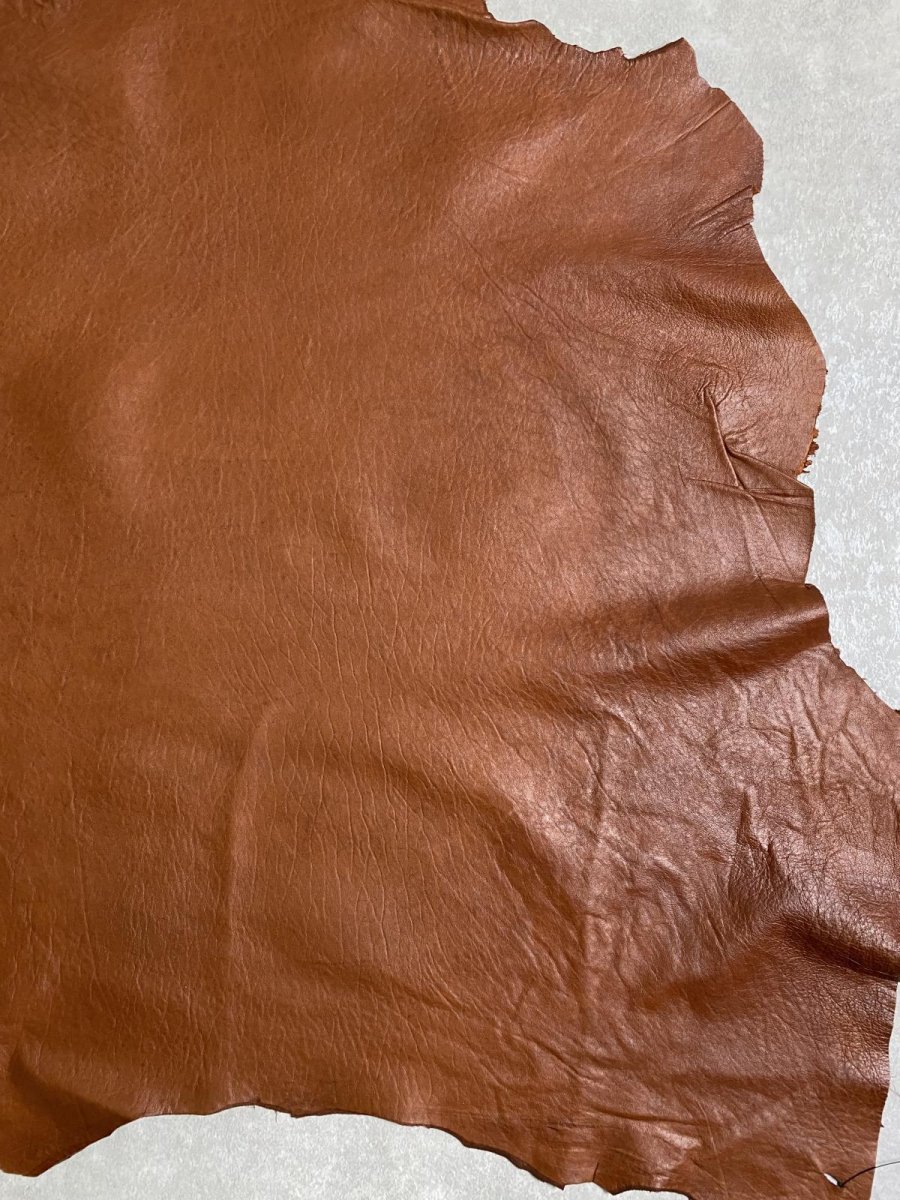 画像7: ラム 羊革 ブラウン (7)