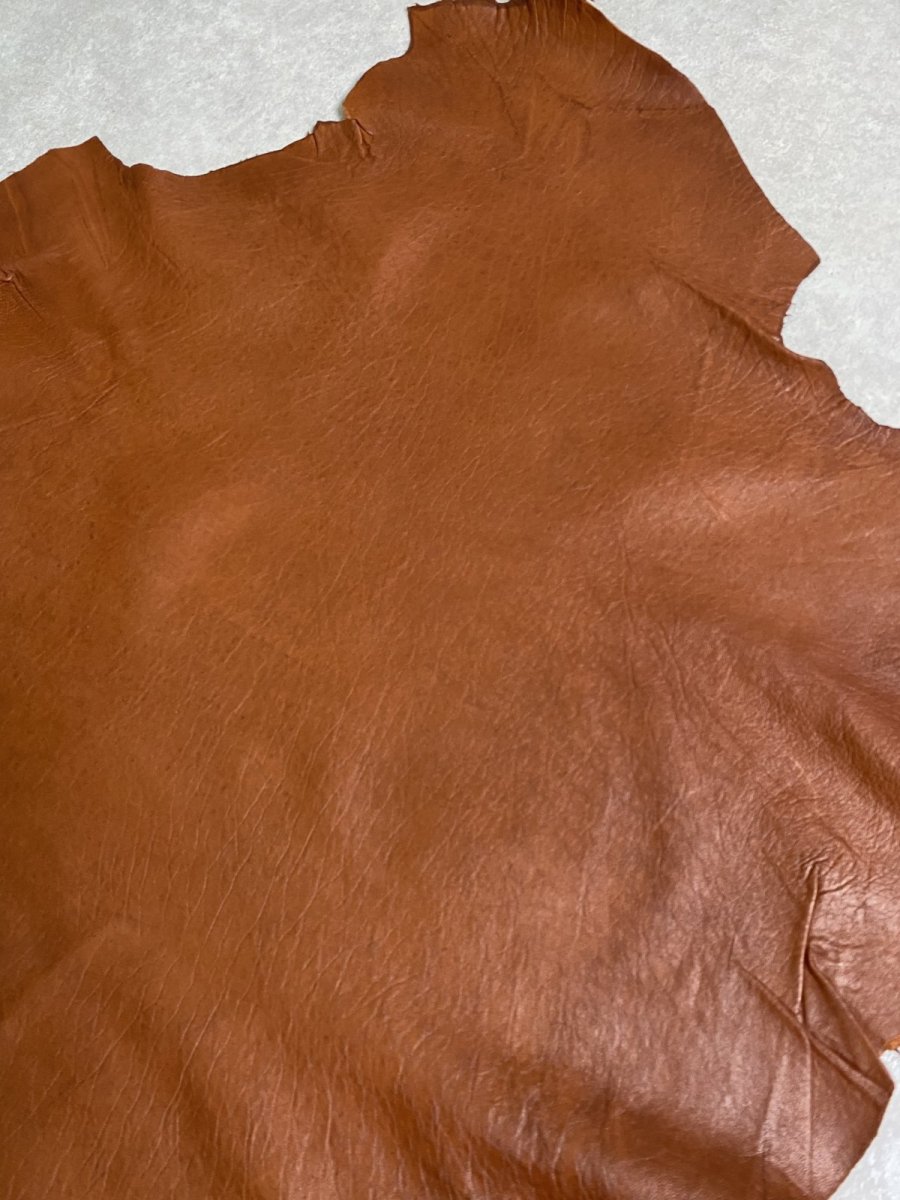 画像2: ラム 羊革 ブラウン (2)