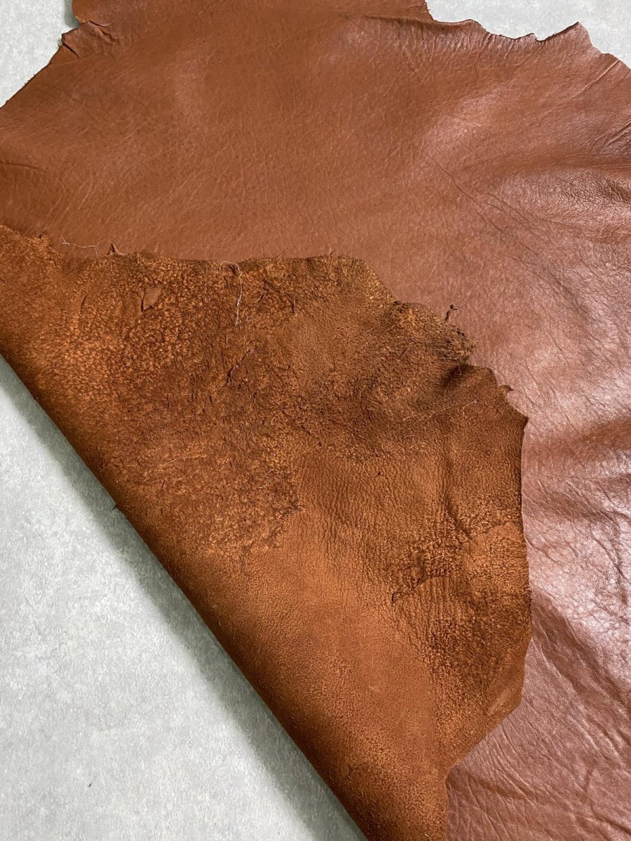 画像8: ラム 羊革 ブラウン (8)