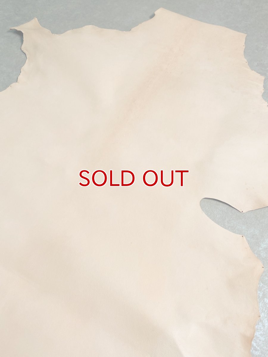 画像2: シープ　タンロー　ヌメ　羊革　ナチュラル　タンニン鞣し　 (2)