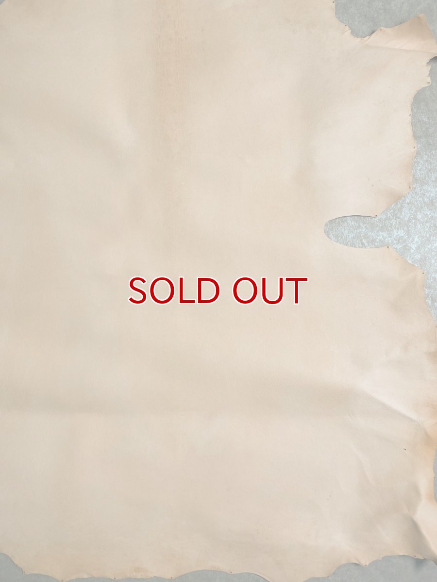 画像6: シープ　タンロー　ヌメ　羊革　ナチュラル　タンニン鞣し　 (6)