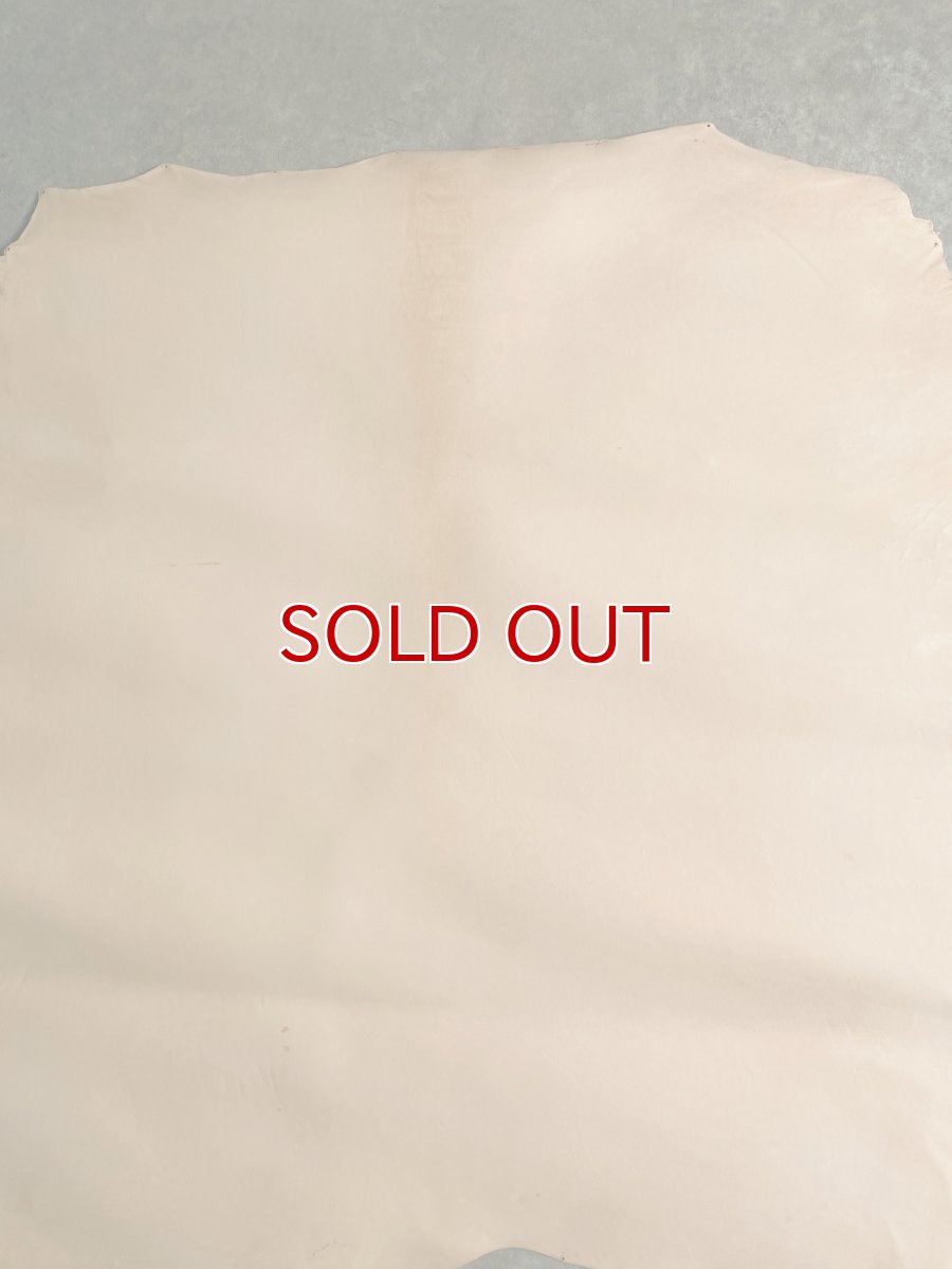 画像2: シープ　タンロー　ヌメ　羊革　ナチュラル　タンニン鞣し　 (2)