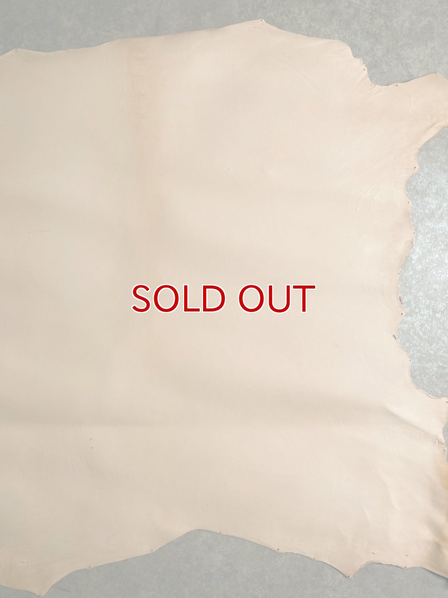 画像4: シープ　タンロー　ヌメ　羊革　ナチュラル　タンニン鞣し　 (4)