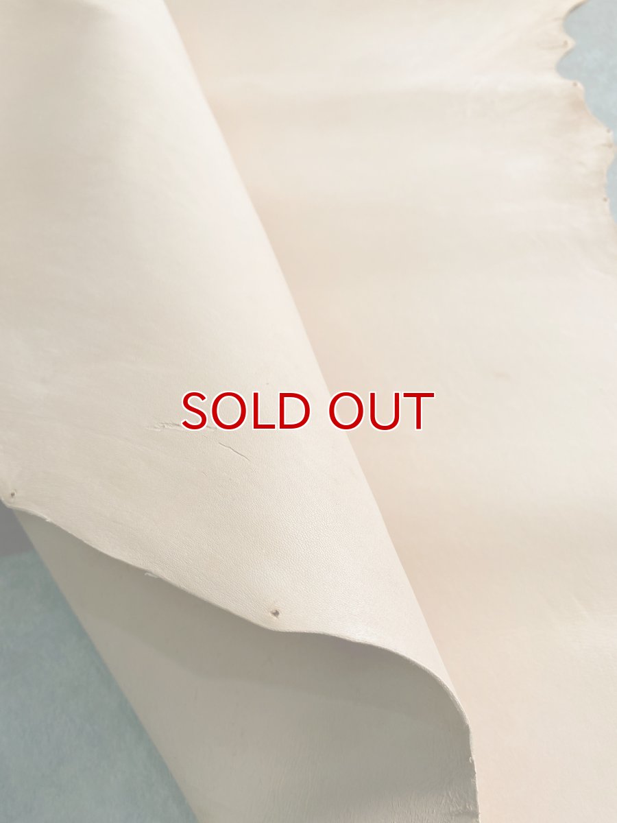 画像8: シープ　タンロー　ヌメ　羊革　ナチュラル　タンニン鞣し　 (8)