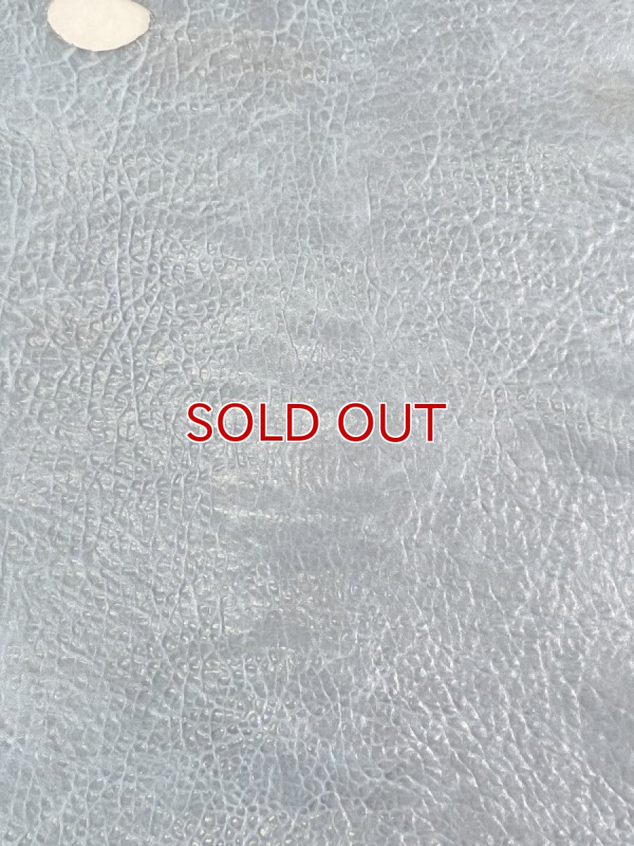 画像3: ラム　ニューフォルト　羊革　ブルー　レザークラフト (3)