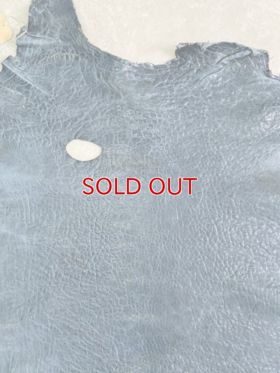 画像4: ラム　ニューフォルト　羊革　ブルー　レザークラフト (4)