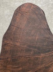 画像2: beLEAF  リーフレザー　ダークブラウン　Mサイズ　葉っぱの革　クワズイモ　エコロジーレザー　ブラジル (2)
