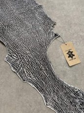 画像5: シャーク　白×黒　サメ革　鮫革　シャークスキン　 (5)