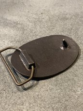 画像2: ベルトバックル アンティークゴールド　レザークラフト　材料　資材　金具 (2)