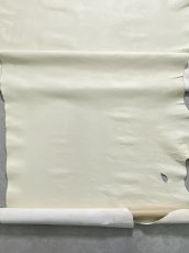 画像6: 牛革　Mシーラ　コブウシ　オフホワイト　こぶ牛　レザー (6)