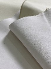 画像11: 牛革　Mシーラ　コブウシ　オフホワイト　こぶ牛　レザー (11)