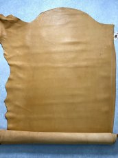 画像1: 牛革　グローブレザー　キャメル素上げ　レザークラフト (1)