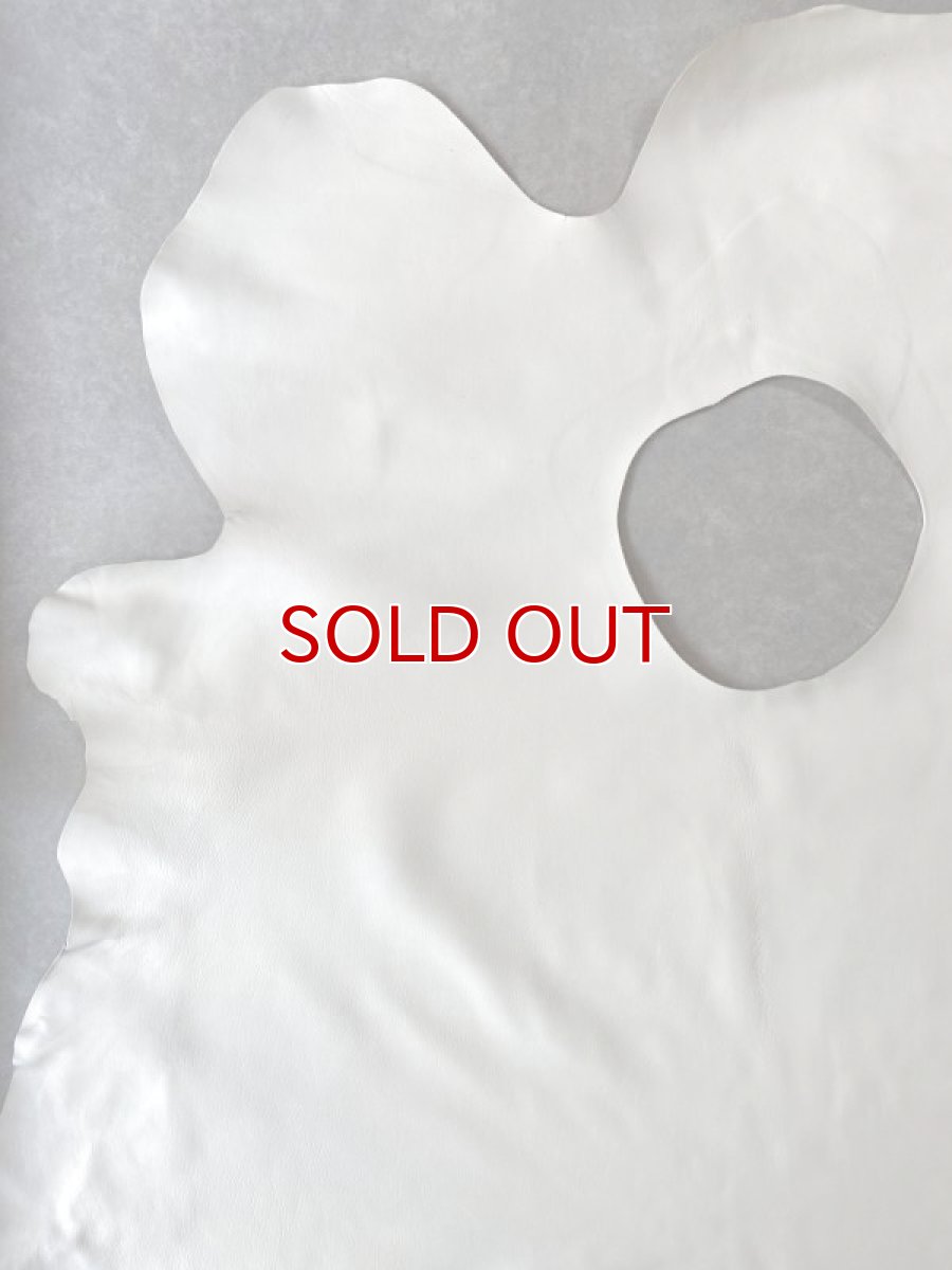 画像4: 牛革　バングラディシュ産　コブウシ　ホワイト　こぶ牛　レザー (4)