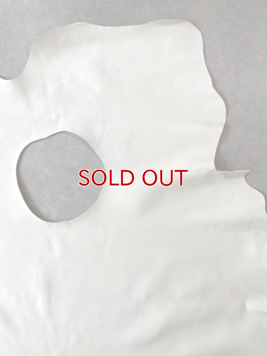 画像5: 牛革　バングラディシュ産　コブウシ　ホワイト　こぶ牛　レザー (5)