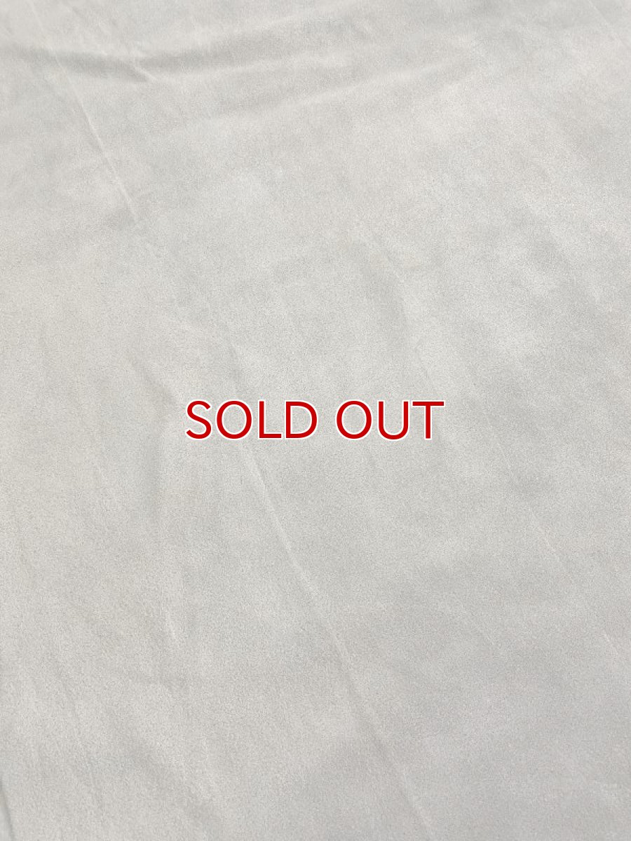 画像2: ベロア　グレー 　牛革 (2)