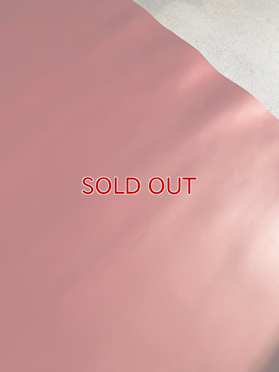 画像6: 牛革　ガラスレザー　レッド　レザークラフト (6)