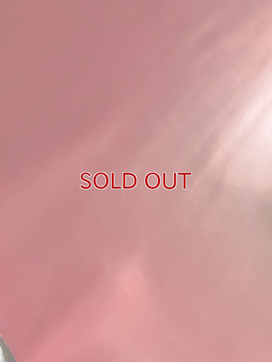 画像7: 牛革　ガラスレザー　レッド　レザークラフト (7)