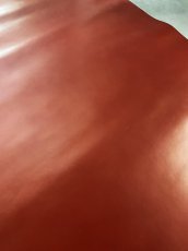 画像6: 牛革　ガラスレザー　レッド　レザークラフト (6)