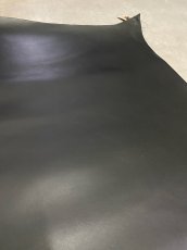画像4: 牛革　オイルスムース　ヌメ　ブラック　レザークラフト (4)