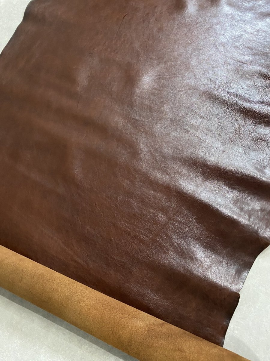 画像4: 牛革   ソフトオイルアップ　ブラウン (4)