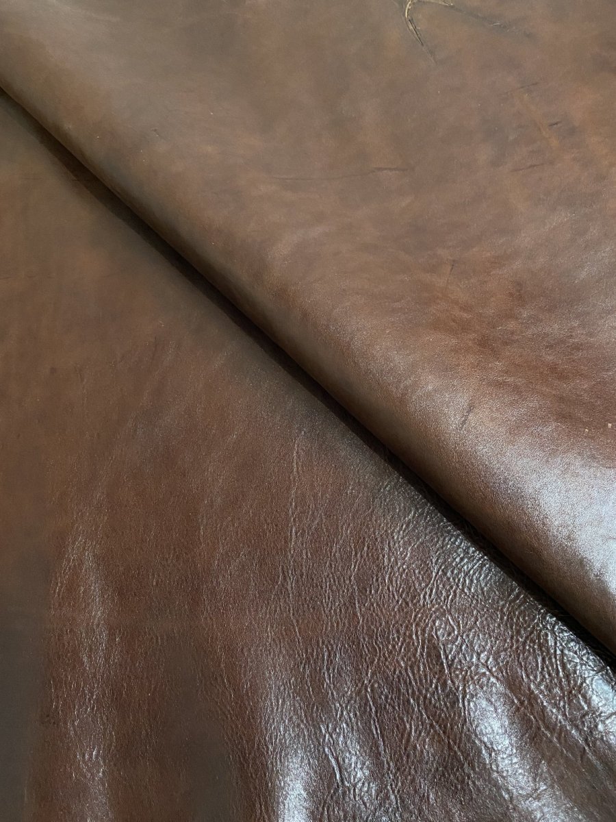 画像2: 牛革   ソフトオイルアップ　ブラウン (2)