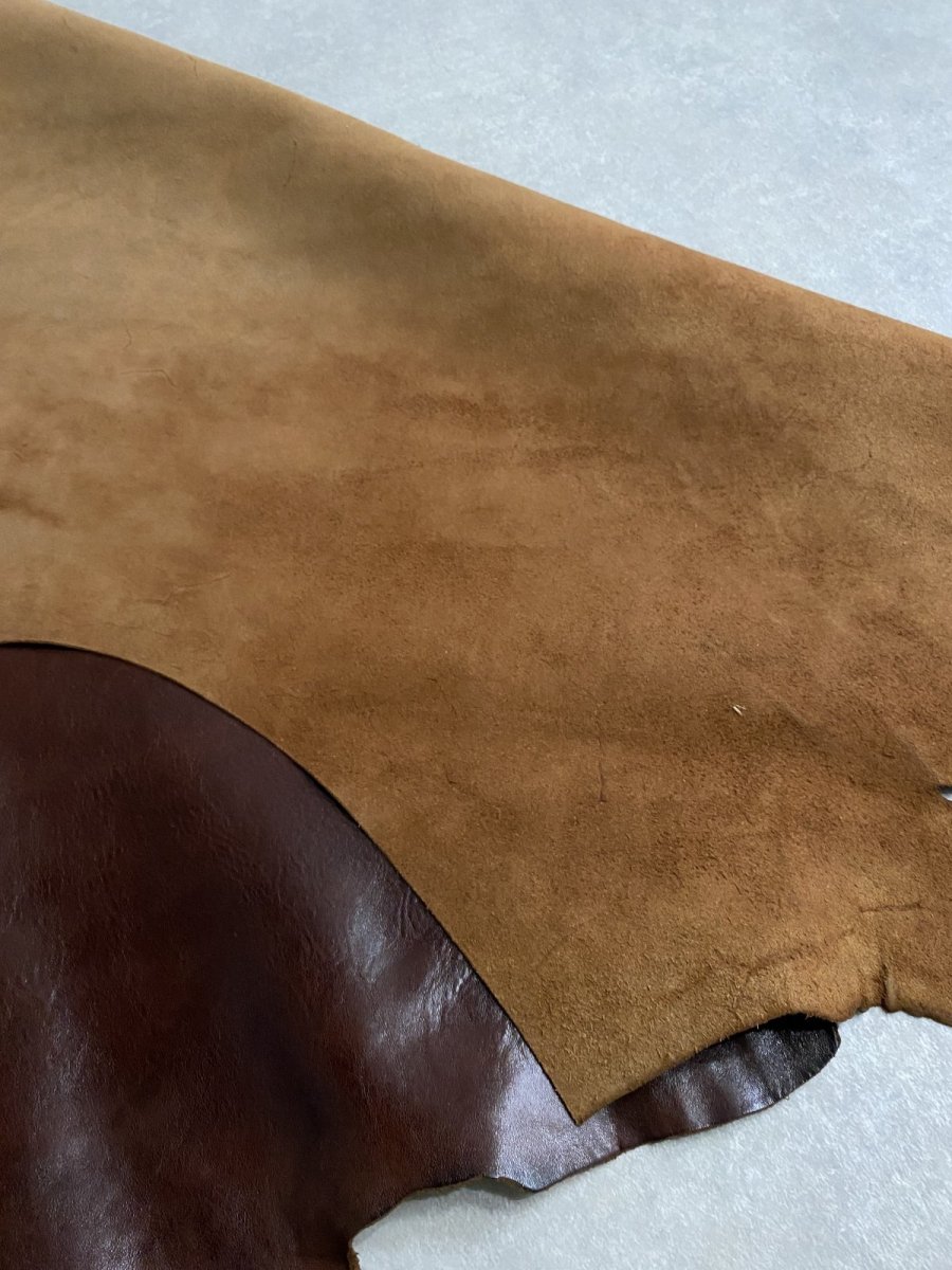 画像10: 牛革   ソフトオイルアップ　ブラウン (10)