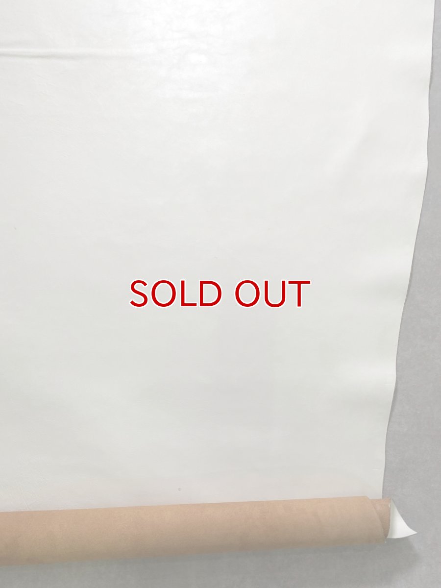 画像9: 牛革   茶芯レザー　ホワイト (9)