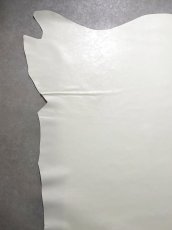 画像6: 牛革   茶芯レザー　ホワイト (6)