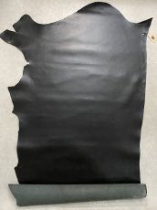 画像1: 牛革   オイルヌメ革　ブラック (1)