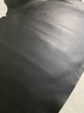 画像9: 牛革   オイルヌメ革　ブラック (9)