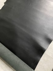 画像4: 牛革   オイルヌメ革　ブラック (4)