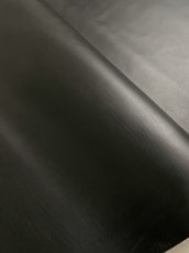 画像3: 牛革   オイルヌメ革　ブラック (3)