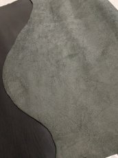 画像11: 牛革   オイルヌメ革　ブラック (11)