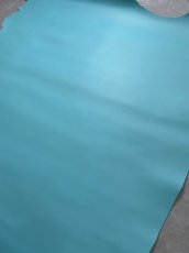 画像7: 牛革　Jスムース　ライトブルー　レザー (7)