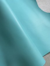 画像3: 牛革　Jスムース　ライトブルー　レザー (3)