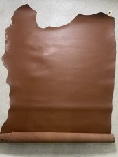 画像1: 牛革　Jスムース　ブラウン　レザー (1)