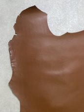 画像2: 牛革　Jスムース　ブラウン　レザー (2)